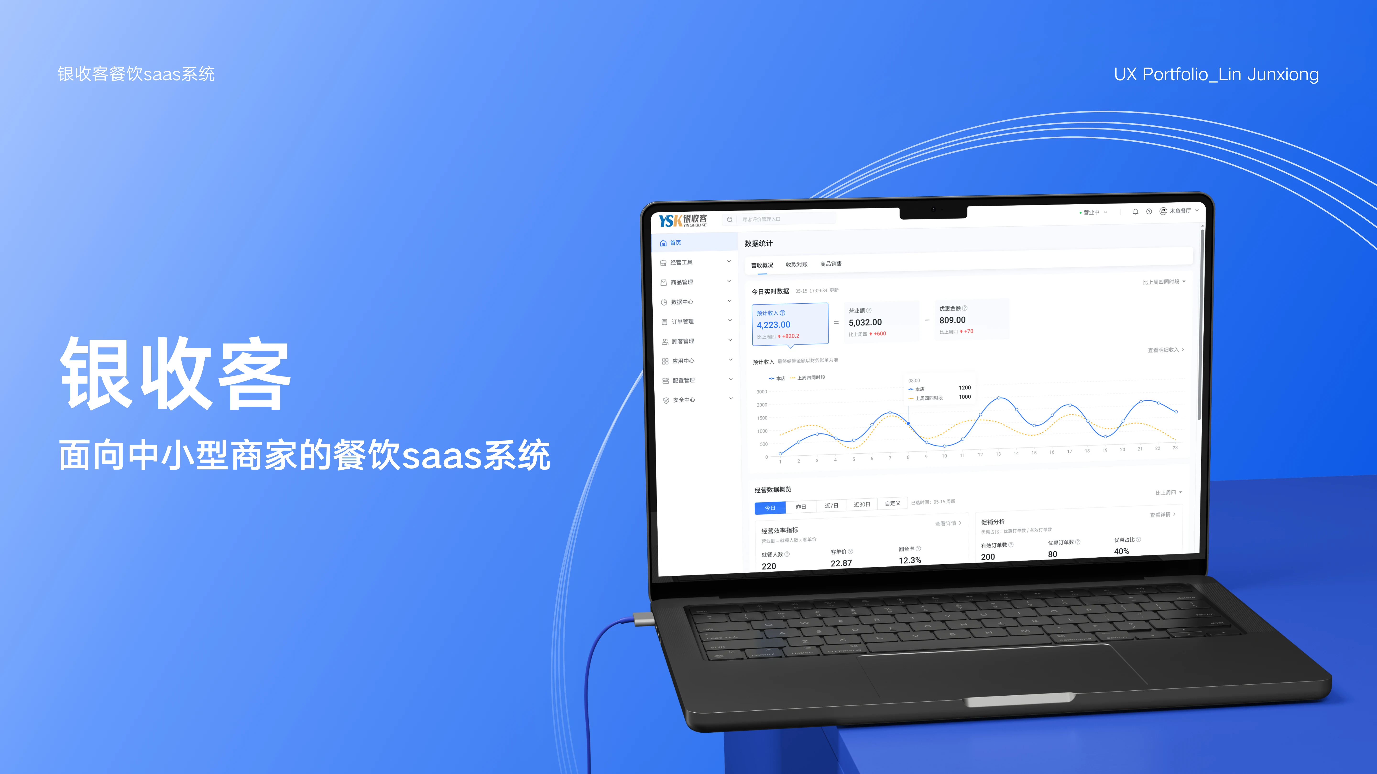 银收客餐饮 SaaS 系统项目封面